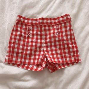 Janie & Jack Red&White Shorts